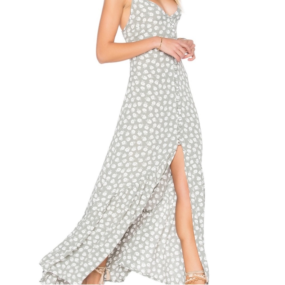 Flynn Skye Unbutton Me Fresh Dress in Sage